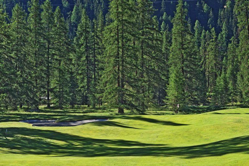 Engadine Golf Club, Bahn 3. Foto: Cyrus Saedi