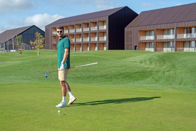 golfer abschlag -