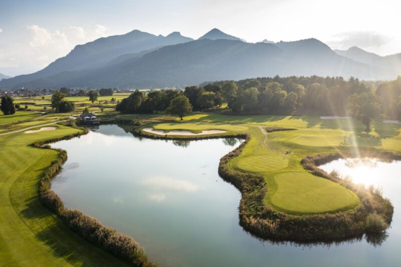 Golfplatz Das Achental Grassau Chiemgau Chiemsee erleben pur -